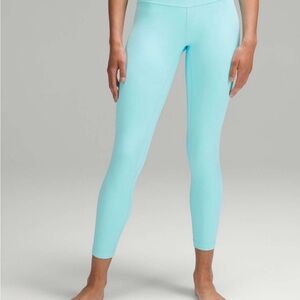 Women’s High-Waist Light Blue Leggings
